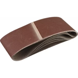 Лента шлифовальная бесконечная ЗУБР "СТАНДАРТ" на тканевой основе, для ЛШМ, P180, 100х610мм, 5 шт 35343-180