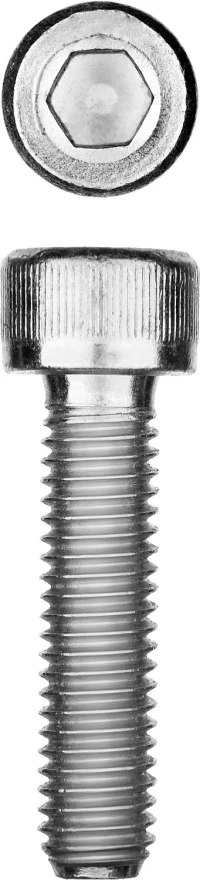 ЗУБР DIN 912, кл. пр. 8.8, М12 х 45 мм, цинк, 5 кг, винт с внутренним шестигранником, Профессионал (30318-12-045)