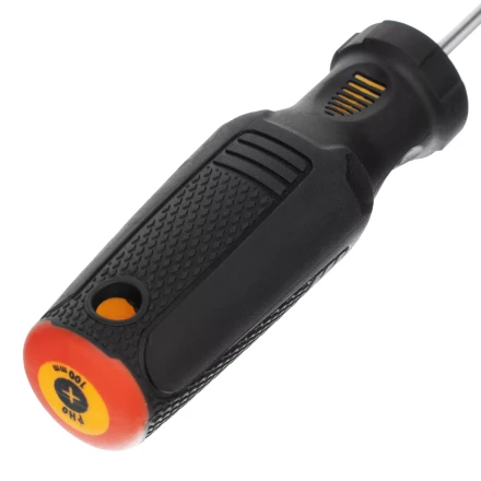 Отвертка PH0х100 мм, CrV, трехкомпонентная рукоятка Denzel 12172 купить в Ижевске