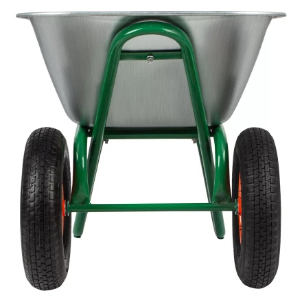 Тачка садово-строительная Palisad 689860, 2-х колесная, усиленная, грузоподъемность 320 кг, объем 100 л купить в Ижевске