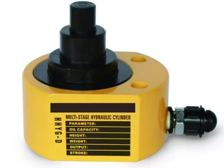 Домкрат гидравлический телескопический низкий TOR HHYG-50D (ДТ50Г66) 50 т (3 уровня) 1004678 купить в Ижевске