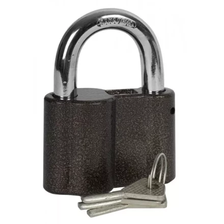 Замок навесной ЗУБР &quot;МАСТЕР&quot; общего применения, дисковый механизм секрета, ключ 7 PIN, дужка d-14мм, 80мм 3720_z01 купить в Ижевске