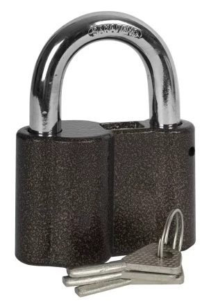 Замок навесной ЗУБР &quot;МАСТЕР&quot; общего применения, дисковый механизм секрета, ключ 7 PIN, дужка d-14мм, 80мм 3720_z01 купить в Ижевске
