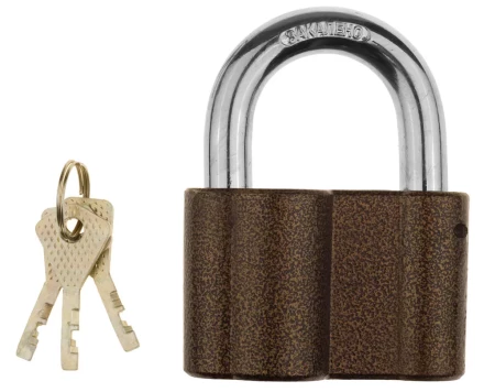 Замок навесной ЗУБР &quot;МАСТЕР&quot; общего применения, дисковый механизм секрета, ключ 7 PIN, дужка d-14мм, 80мм 3720_z01 купить в Ижевске
