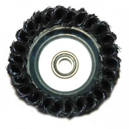 Щетка для УШМ М14/100 мм чашечная сталь витая Энкор 51547 купить в Ижевске