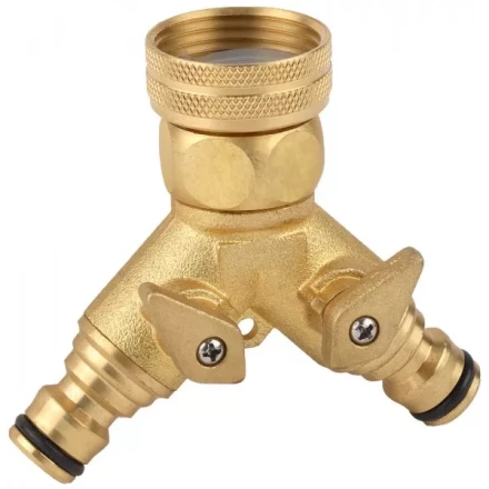 Распределитель двухканальный RACO &quot;Profi&quot; (резьба внешняя-наконечник) латунный, 3/4&quot; х 1&quot; 4246-55035B купить в Ижевске