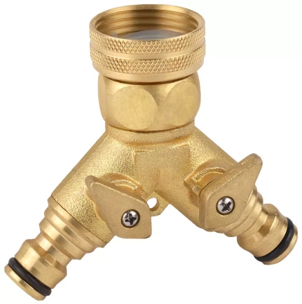 Распределитель двухканальный RACO &quot;Profi&quot; (резьба внешняя-наконечник) латунный, 3/4&quot; х 1&quot; 4246-55035B купить в Ижевске