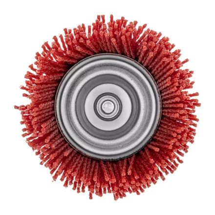 Щетка для дрели, 75 мм, Чашка, со шпилькой, нейлоновая щетина Denzel 74436 купить в Ижевске