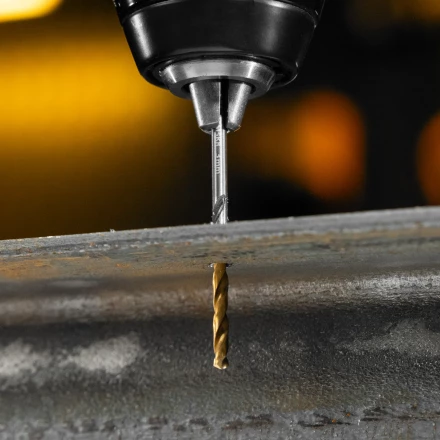 Набор сверл по металлу Denzel 723010, 1-13 мм, Р6М5К8-TiN, Golden Tip, 25 шт купить в Ижевске