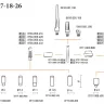 Горелка TIG 18 320A 100% TIG 250 315 AC/DC 8метра Trak-50MMQ 2p б/р Aurora купить в Ижевске