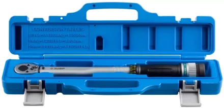 Ключ динамометрический ЗУБР &quot;ЭКСПЕРТ&quot;, с кольцевым фиксатором, точность  +/- 4%, 3/8&quot;, 19 - 110 Нм 64083-110 купить в Ижевске