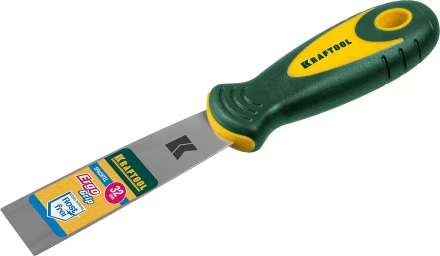 Шпательная лопатка KRAFTOOL с 2-компонент ручк, профилиров нержав полотно, 32мм 10035-030 купить в Ижевске