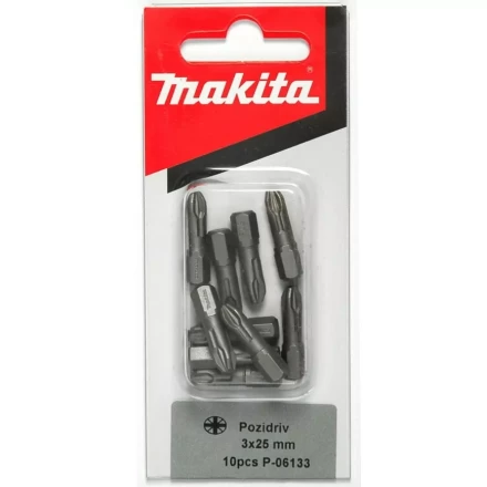 Биты Makita PZ3 25мм 10шт (P-06133) купить в Ижевске