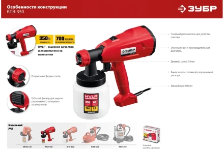 Краскопульт электрический КПЭ-350 серия МАСТЕР купить в Ижевске