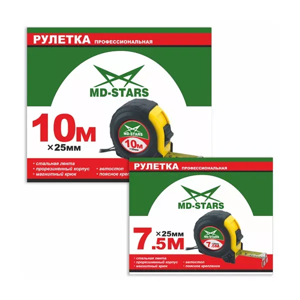 Рулетка измерительная MD-STARS 56-10025 купить в Ижевске
