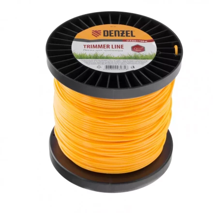 Леска для триммера круглая   2,4 мм 160 м на Din катушке Россия Denzel 96134 купить в Ижевске