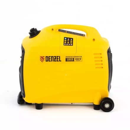 Генератор инверторный GT-3200iSE, 3.2 кВт, 230 В, бак 6 л, закрытый корпус, электростартер Denzel 94703 купить в Ижевске