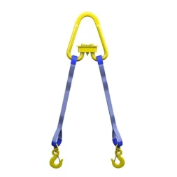 Строп текстильный двухветвевой 2СТ 2 т L=2 м РА 80 мм Звено РТ-3