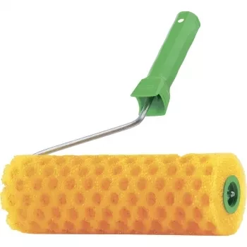 Валик &quot;СТРУКТУРНЫЙ&quot; поролоновый с ручкой, &quot;горошек&quot;, 240 мм СИБРТЕХ 80238 купить в Ижевске