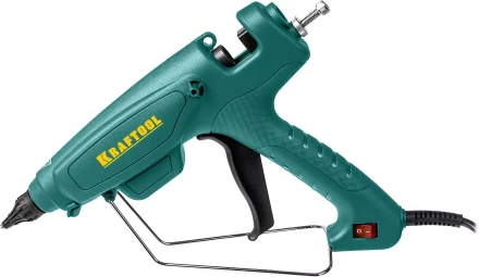 Пистолет клеевой (термоклеящий) &quot;PRO&quot;, KRAFTOOL 06843-220-12, эл, двухкомп корпус, рабоч темп 193град, выход клея 1,2кг/час, d=12мм, 220Вт 06843-220-12 купить в Ижевске
