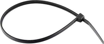 Хомуты 150 х 2.5 мм пластмассовые черные 100 шт СИБРТЕХ 45545 купить в Ижевске