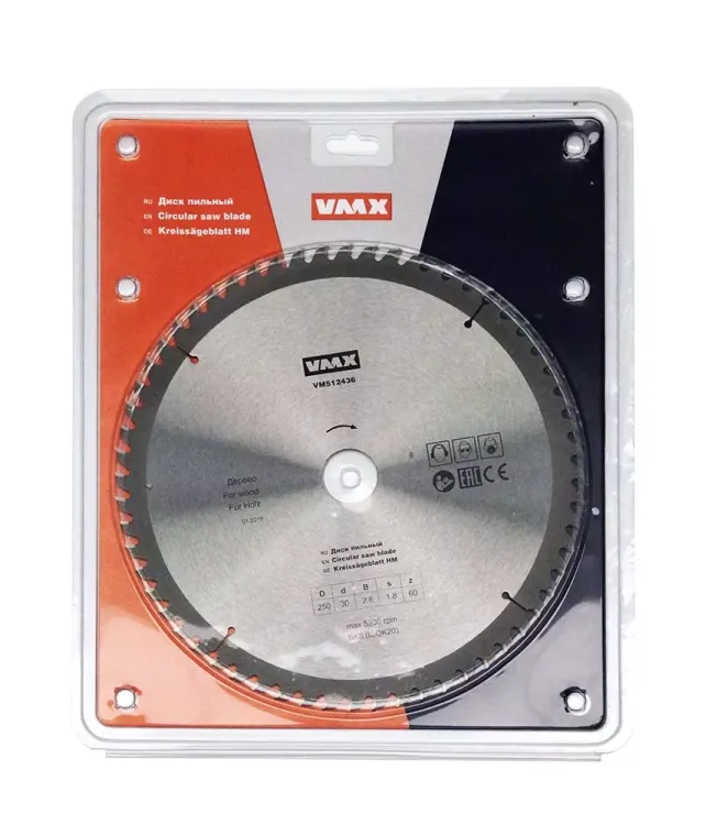 Диск пильный ф250х30 z60 дерево VMX 512436 купить в Ижевске