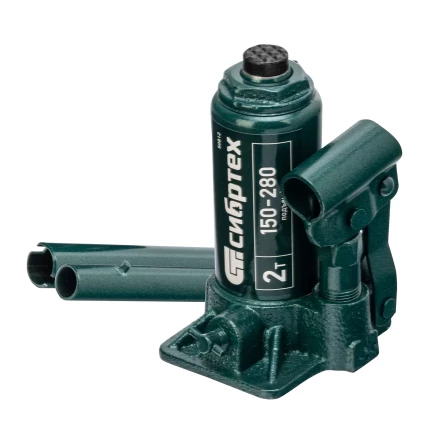 Домкрат гидравлический бутылочный Сибртех 50812, 2 т, 150-280 мм, в пласт. кейсе купить в Ижевске