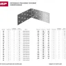 Крепежный угол ЗУБР "МАСТЕР" равносторонний, 80х80х80мм, 1шт 310206-080-080 купить в Ижевске
