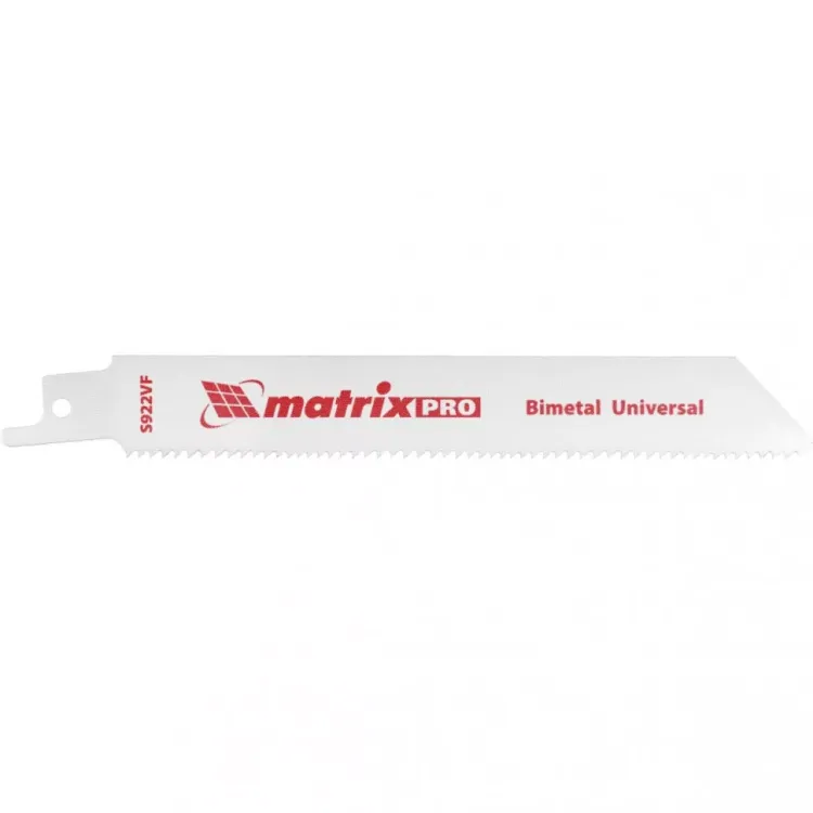Полотна универсальные для сабельной пилы S922VF  125/1,8-2,5мм Bimetal 2 штуки PRO Matrix 782001 купить в Ижевске