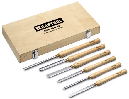 Набор профессиональных токарных резцов по дереву KRAFTOOL 18368 купить в Ижевске