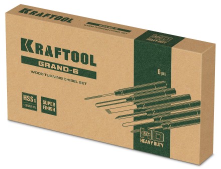 Набор профессиональных токарных резцов по дереву KRAFTOOL 18368 купить в Ижевске