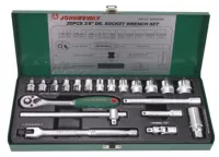 Набор головок торцевых 3/8"DR 6-23мм 20предметов S04Н3120S Jonnesway 47201