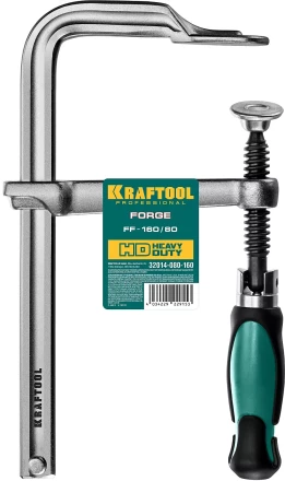 Струбцина KRAFTOOL FORGE тип F,цельнокованая 32014-080-160 купить в Ижевске
