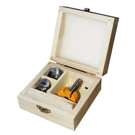 Набор фрез кромочных фальцевых 6 подшипников хвостовик 12 мм 46329 купить в Ижевске