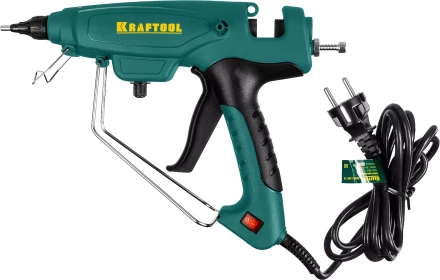 Пистолет клеевой (термоклеящий) &quot;PRO&quot;, KRAFTOOL 06843-300-12, электр, двухкомп корпус, регулятор темп, выход клея 1,5 кг/час, d=12мм, 300Вт 06843-300-12 купить в Ижевске